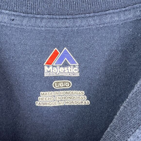 Boston Red Sox Shirt Mens Large Majestic Baseball MLB Cooperstown Collection‎ - Picture 4 of 8